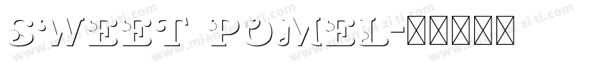 SWEET POMEL字体转换
